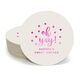 Confetti Dots Oh Yay! Round Coasters Image 4 of 5